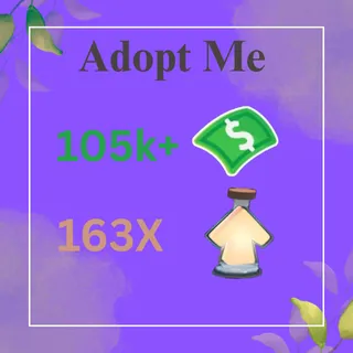 105k+ Bucks, 163x potions