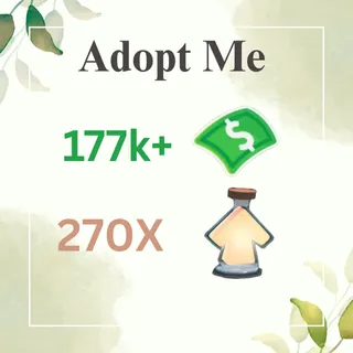 177k+ Bucks.207x potions