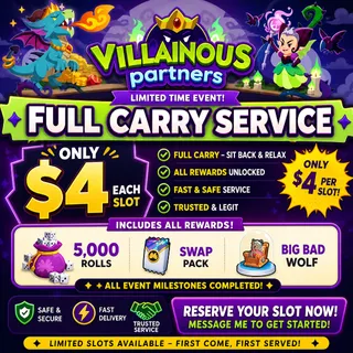 🔥 VILLAINOUS PARTNERS – FULL CARRY 