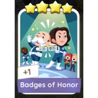 BADGES OF HONOR MONOPOLY GO