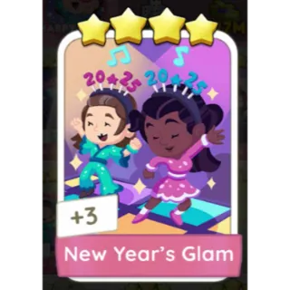 NEW YEARS GLAM MONOPOLY GO