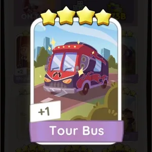 Monopoly Go Sticker - Tour Bus