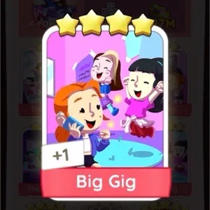 Monopoly Go Sticker - Big Gig