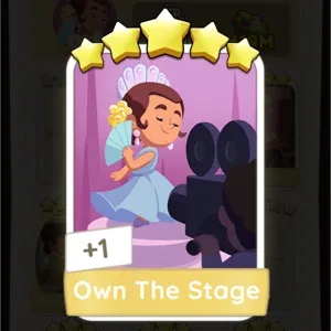 Monopoly Go Sticker - Own The Stage