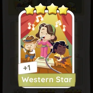 Monopoly Go Sticker - Western Star
