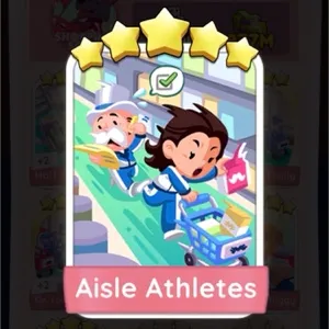 Monopoly Go Sticker - Aisle Athletes