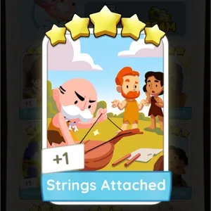Monopoly Go Sticker - Strings Attached