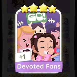 Monopoly Go Sticker - Devoted Fans