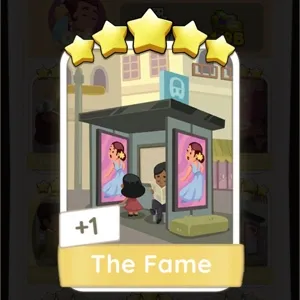 Monopoly Go Sticker - The Fame