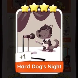 Monopoly Go Sticker - Hard Dog’s Night