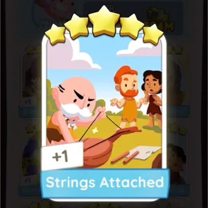 Monopoly Go Sticker - Strings Attached