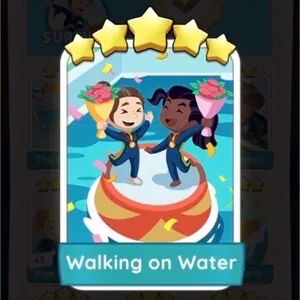 Monopoly Go Sticker - Walking on Water 