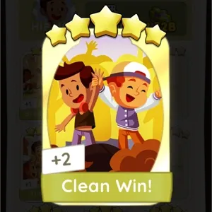 Monopoly Go Sticker - Clean Win!