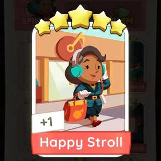 Monopoly Go Sticker - Happy Stroll