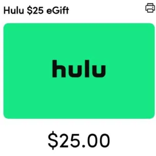$25.00 Hulu