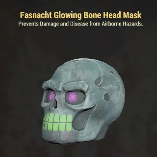 Glowing Bone Head Mask