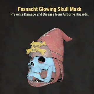 Fasnacht Glowing Skull Mask