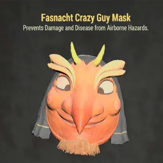 Fasnacht Crazy Guy Mask
