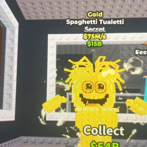 Gold Spaghetti Tualetti