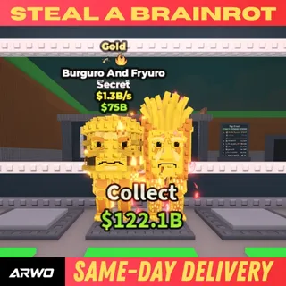 Burguru and Fryuro Steal A Brainrot - Base Or Random Mutation/Traits 1B/s RARE FAST DELIVERY