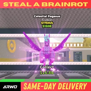 Celestial Pegasus Steal A Brainrot - Base Or Random Mutation/Traits - TRUSTED and FASTER DELIVERY