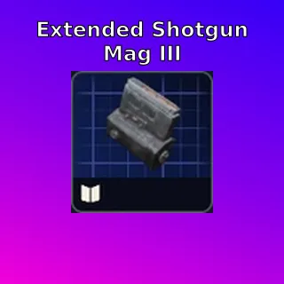 Extended Shotgun Mag 3 Blueprint