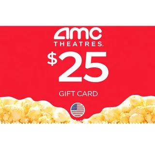 $25.00 AMC Theatres Gift Card