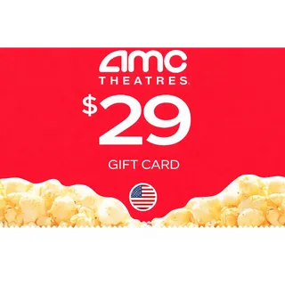 $29.00 AMC THEATRES GIFT CARD 