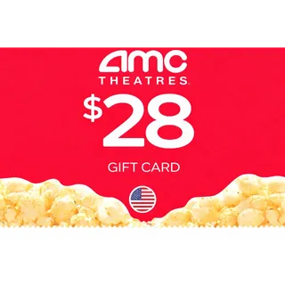 $28.00 AMC Theatres Gift Card