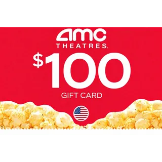 $100.00 AMC Theatres Gift Card ( 2X $50 )