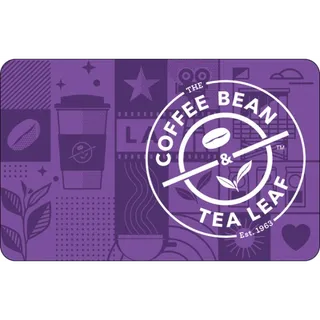 $53.00 COFFEE BEAN AND TEA LEAF GIFTCARDS