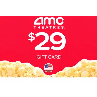 $29.00 AMC Theatres Gift Card