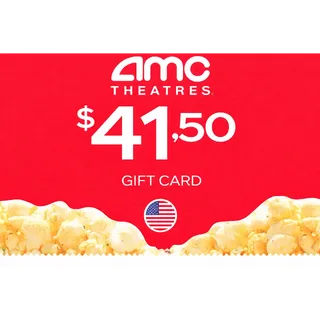 $41.50 AMC THEATRES GIFT CARD