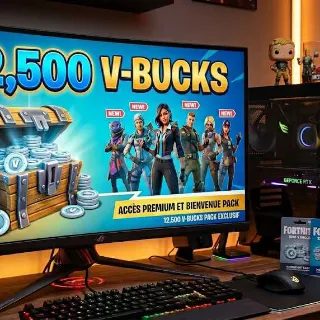 Fortnite - Accont V- BUCKS 12500