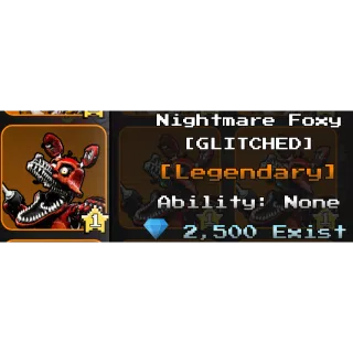 FNH Glitched Nightmare Foxy