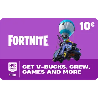 €10.00 EUR Fortnite Gift Card