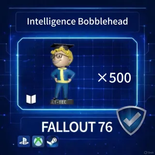 FALLOUT 76 Intelligence Bobblehead ×500