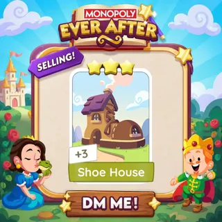 Shoe House 3 Star ⭐  Monopolygo Go