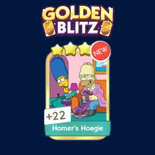 Homer's Hoagie GOLDEN BLITZ Monopoly Go
