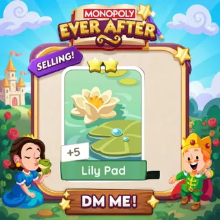 Lily Pad 2 Star ⭐ （+ 1 Free Card） Monopolygo Go