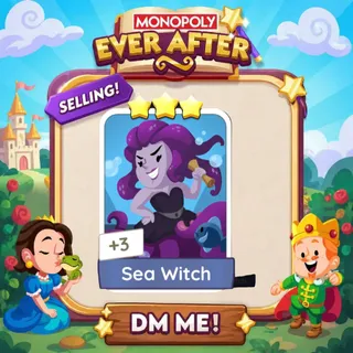 Sea Witch 3 Star ⭐  Monopolygo Go