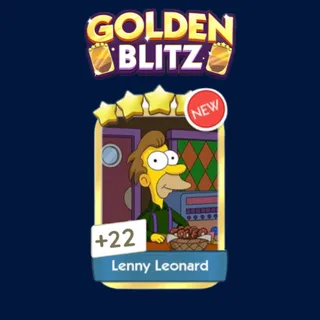 Lenny Leonard GOLDEN BLITZ Monopoly Go