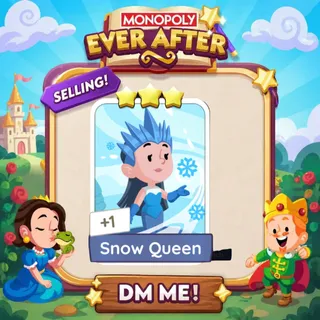 Snow Queen 3 Star ⭐  Monopolygo Go