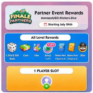 Monopoly GO Finale Partners 1 SLOT