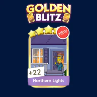 Northern Lights GOLDEN BLITZ Monopoly Go