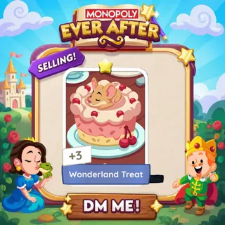 Wonderland Treat 1 Star ⭐ （+ 1 Free Card） Monopolygo Go