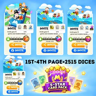 2,515 Dice Monopoly Go 65 Invites