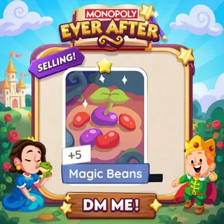 Magic Beans 1 Star ⭐ （+ 1 Free Card） Monopolygo Go