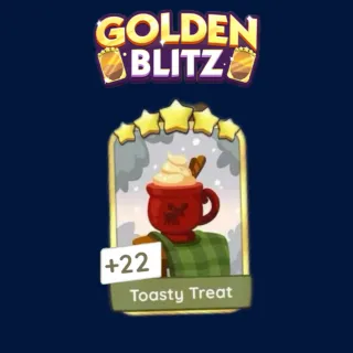Toasty Treat 5 Sticker Gold Sticker - Monopoly Go Golden Blitz