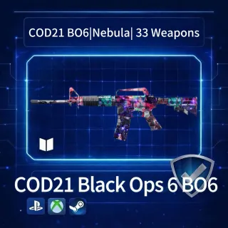 COD21 Black Ops 6 BO6|Nebula| 33 Weapons